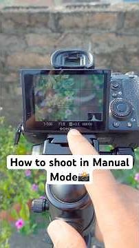 How to shoot in Manual Mode in camera 📸🔥 #photography #photoshoot #tutorial #viral #shorts