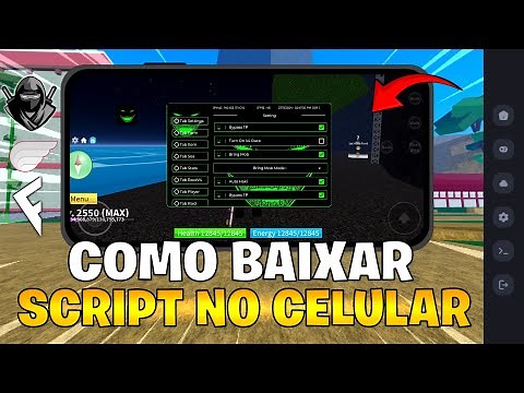 Como Baixar e Colocar SCRIPT no Blox Fruits (CELULAR/MOBILE) | Instalar Executor Roblox/Usar Script