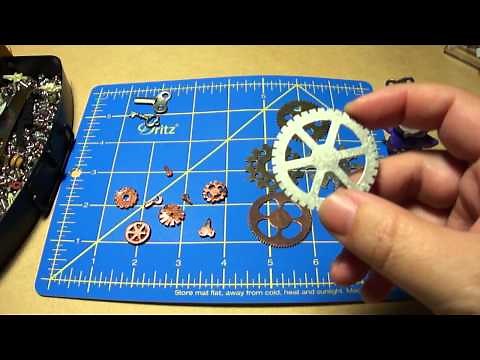 Steampunk Mini Gears and Keys How To