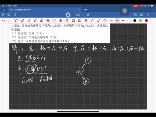 【数据结构】大学期末速成（常考大题）