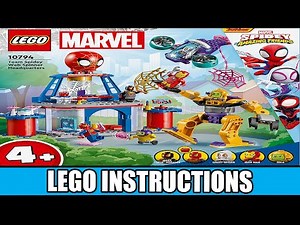 LEGO Instructions - Marvel Super Heroes - 10794 - Team Spidey Web Spinner Headquarters - All Books