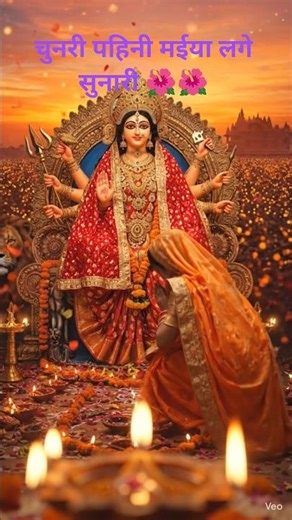 nawaratri 👏🌺#devi geet #pat khol bahwani#durga geet#वायरल #bhojpuri bhakti song#trendingshortvideo