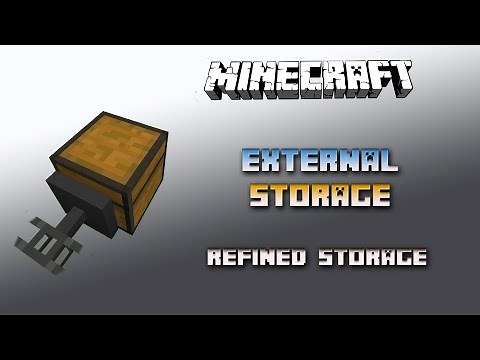 External Storage 💎 Refined Storage Tutorial 💎 Deutsch / German
