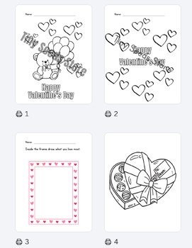 Valentine’s Day coloring pages