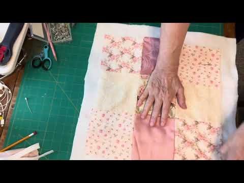 French Rose Rag Quilt #3
