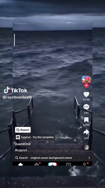 Original Ocean Background Meme