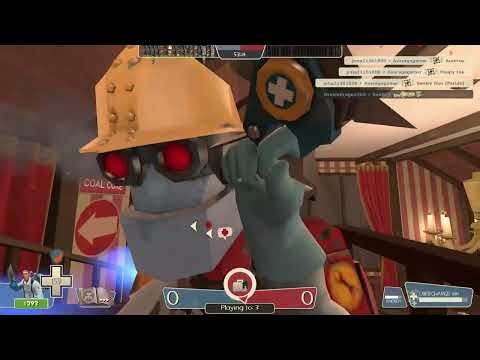 TF2 Engineer Fortress: Bangerz with MVM Upgrades - Helltrain (CTF) as Medic