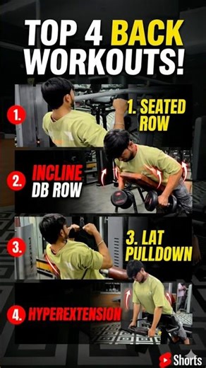 TOP 4 BACK WORKOUTS!