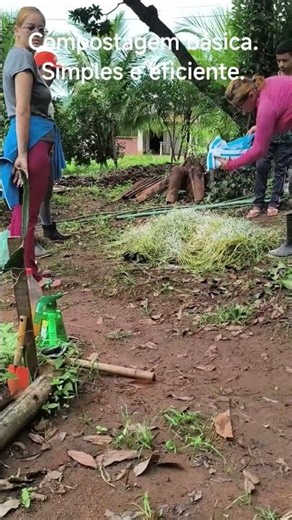 Compostagem orgânica. #plantas #agricultura