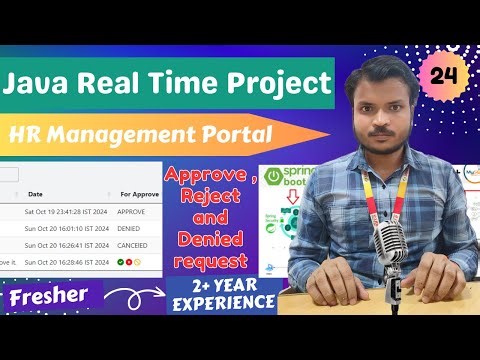 HR Management Portal | Lecture 24 | approved, cancel and denied status | CS Final Year Projects