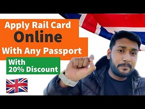 How To Apply Rail Card Online In Uk 🇬🇧 With Any Passport And Only in 24£