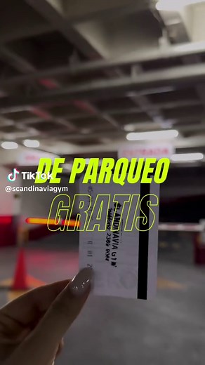 Parqueo gratis al sellar y validar tu ticket en Scandinavia Gym Zona 9