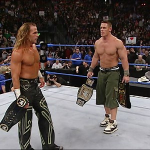 880K views · 10K reactions | Shawn Michaels makes a rare SmackDown appearance to team with WWE Champion John Cena! | WWE | Facebook