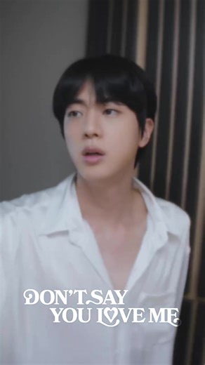 JINくんの日本語🇯🇵相変わらず👍 JINくんNewセカンドミニアルバム💿 発売おめでとう🎉🎉 このDON´T SAY YOU LOVE ME 切ない歌詞とメロディ🎵だね😭 でもJINくんの高音が綺麗に 活かされててメロディは私好み💕 JINコンでこの歌が聴けるのが Happy💕です👍 野田洋次郎さんとのコラボ曲も いい感じ👍 #dontsayyouloveme #dBTS_JIN #echo #ソクジン #キムソクジン #BTS_JIN野田洋次郎コラボ