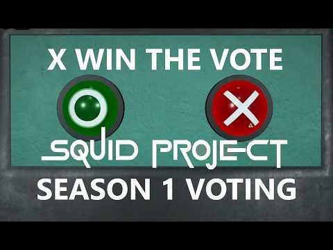 X wins the Season 1 voting in Roblox Squid Project.