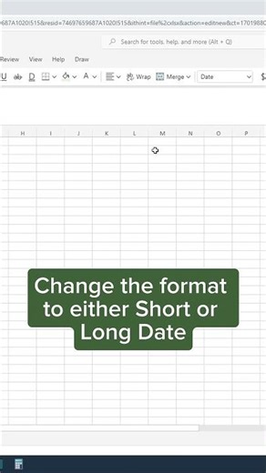 NEW Date Picker in Excel for Web‼️ #excel