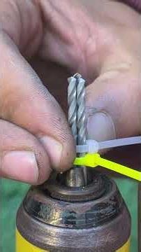 Truque para furar um furo de 12 mm com brocas mais finas #BrasilDIY #Ferramentas #oficina