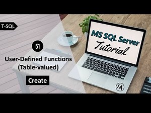 51. Table-valued Function in T-SQL | SQL Server Tutorial in Hindi