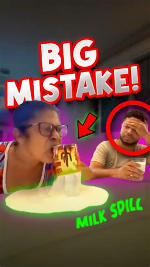 Did this milk prank go too far? 😳🥛 #shorts #funny