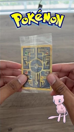 Opening after 20+ years sealed! My rarest Pokémon card reveal! Ancient Mew reveal! #pokemon #mew