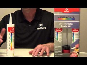 Red Devil Create A Color Caulk - Tintable Caulk