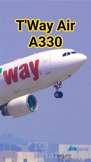 T'Way Air | A330-223 | HL8708 | 인천공항 이륙