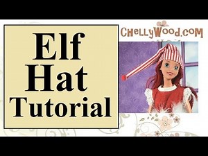 Elf Hat Tutorial Video with FREE Pattern Template