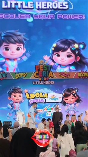 MOMEN KESERUAN LESLAR FAMILY HADIR DI ACARA FEST CERIA MENTARI TV