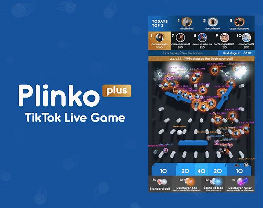 Plinko Plus - TikTok Live Game by LiveGameYouPlay