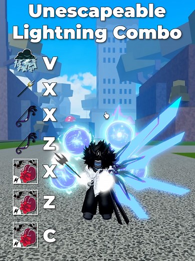 Strongest Lightning Combo in Roblox Blox Fruits