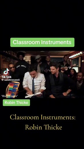 Robin Thicke and Jimmy Fallon's Classroom Music Jam