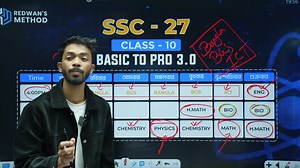 118K views · 2.3K reactions | SSC 27 Basic to Pro 3.0 Routine | Redwan’s Method | Facebook