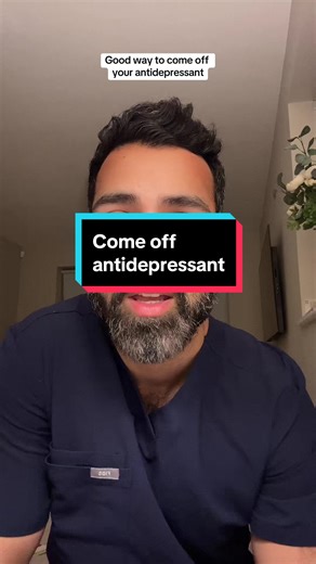 Tapering Regime for Coming Off Antidepressants