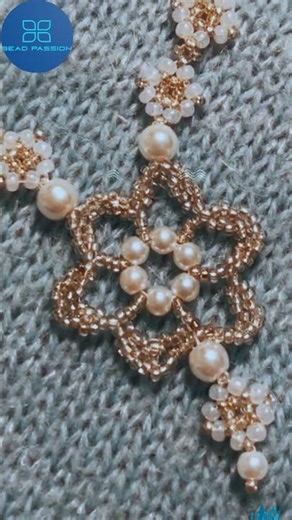 Handmade Seed Bead & Pearl Bridal Necklace, Wedding Gift #beadedjewelry #beadednecklace #seedbeads