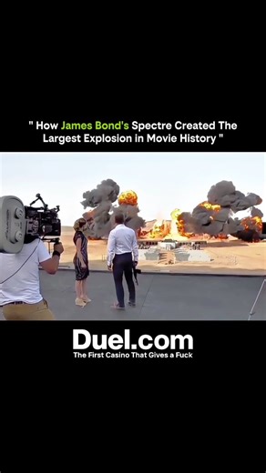 SCIENCE | FACTS | BEYOND | HISTORY | on Instagram: "💥 How Spectre Created the Largest Explosion in Movie History Action scenes in James Bond films are spectacular, but Spectre set a record. Here’s how the team achieved the biggest practical explosion ever filmed: 1. Practical Effects Over CGI: The explosion was mostly real, not computer-generated, for authenticity. 2. Massive Fuel Setup: Thousands of liters of fuel combined with large explosive charges were arranged carefully. 3. Precision Engi