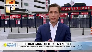 6.1K views · 80 reactions | Police in Washington, D.C., are searching for suspects after a Saturday night shooting near the Washington Nationals ballpark left three people outside wounded. Kris Van Cleave attended the game and describes how the sound of gunshots sent terrified fans scrambling. | CBS Mornings | Facebook