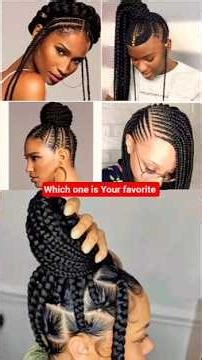 ❤️ Girls Braids styles for Ladies Hairstyles Knotless Connrow ponytails Dreadlocks #braidhair