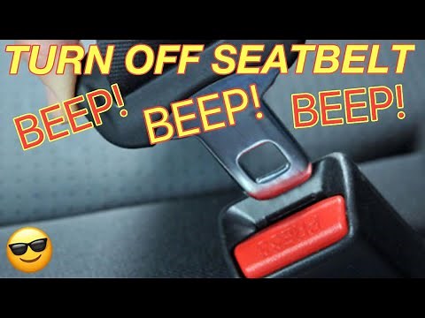 How to TURN OFF the Annoying SEATBELT ALARM BEEPS CHIMES - Disabling Toyota Lexus Seat Belt Beeping
