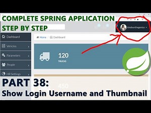 38 - Display Login Username and Image Thumbnail