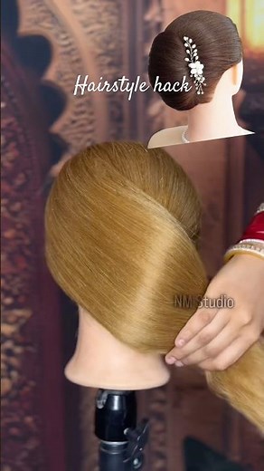 One bun, endless hairstyles! ✨😍Learn how to set a bun & net correctly for fuller hairstyles #tips