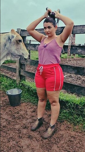 Cow milking by hand Day 100 part 1 | Tatiane Dairy Farm | Cow milking| #farming #viral #shortsfeed