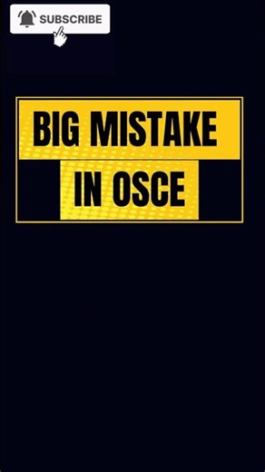 👉 BIG ANTT OSCE Mistake (Trolley Cleaning) ❌