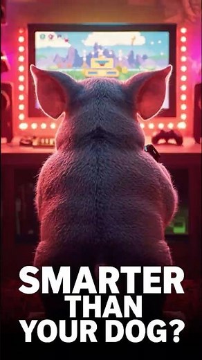 Pigs Are Smarter Than Dogs 🐷🎮 | Mind-Blowing Animal Intelligence Fact