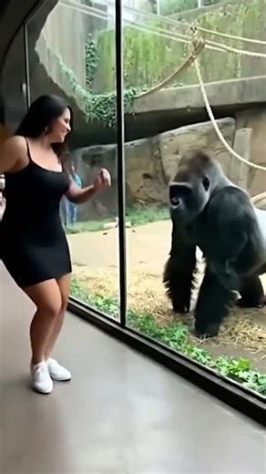 Good Gorilla Dance #gorilla #dancemusic #zoomoments #funny #dancevideo