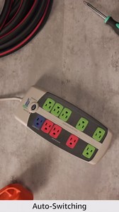 Smart Strip Bits Limited LCG-3MVR Energy Saving Surge Protector with Autoswitching Technology, 10-Outlet