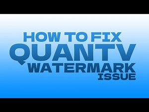 GTA 5 - HOW TO FIX QUANTV WATERMARK ISSUE