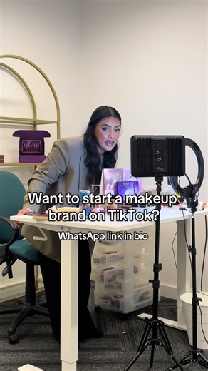 If you want to start your own makeup brand on TikTok, reach out! #brands #makeup #makeupbrand #newbusiness