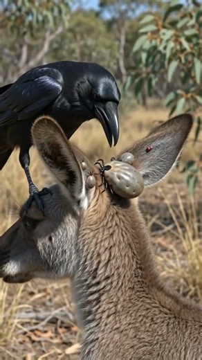 Nature’s Cleaning Crew: Crows vs Ticks!