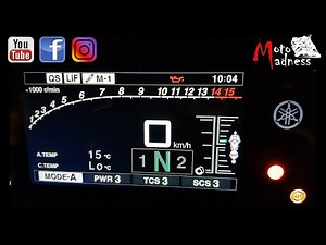 Yamaha YZF-R1M Dashboard & (YRC) Yamaha Ride Control Explained