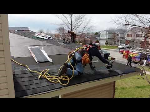 Titan Construction GAF "Appalachian Sky" American Harvest Shingle Install